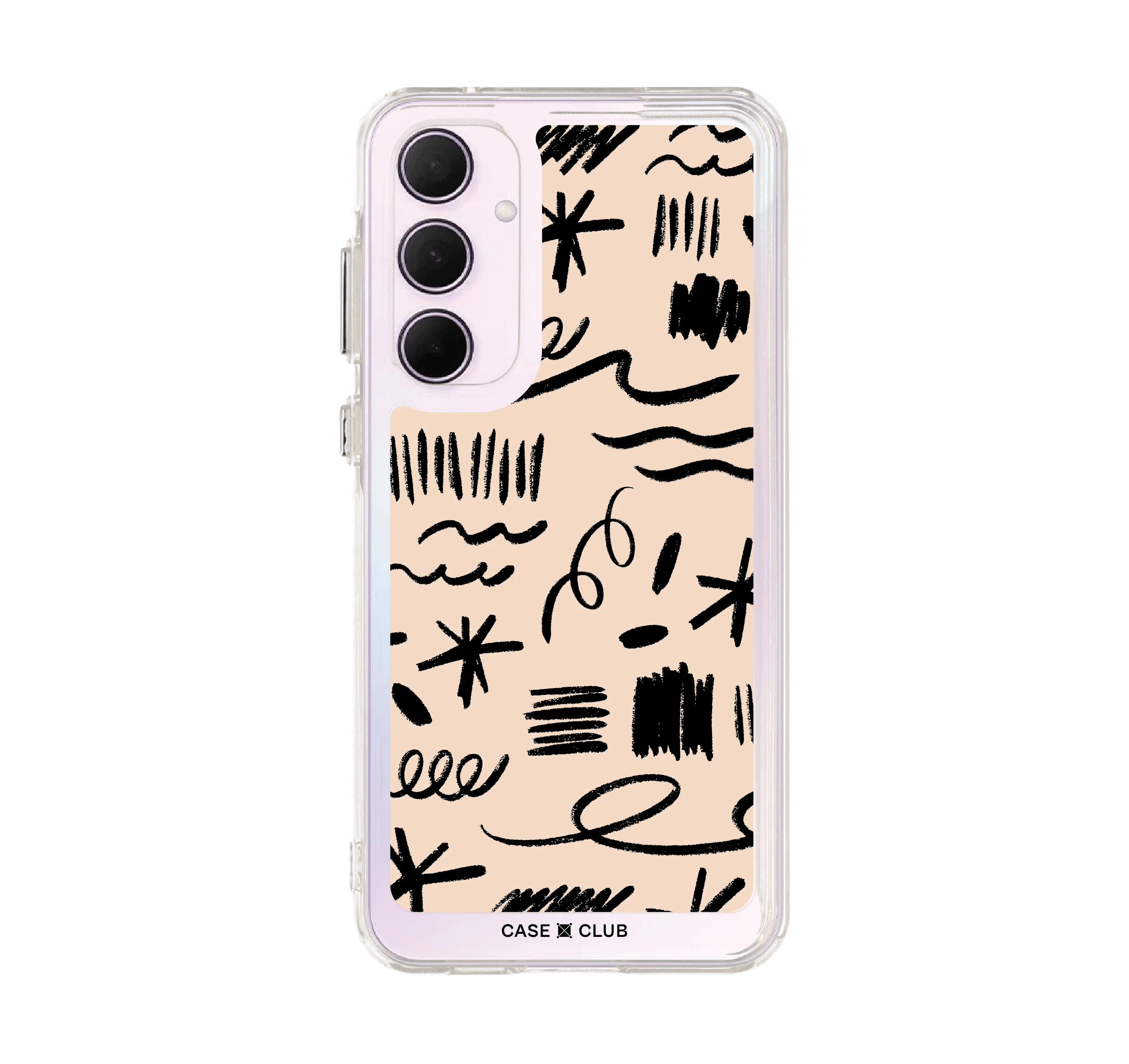 ลวดลายพู่กันสีขาว